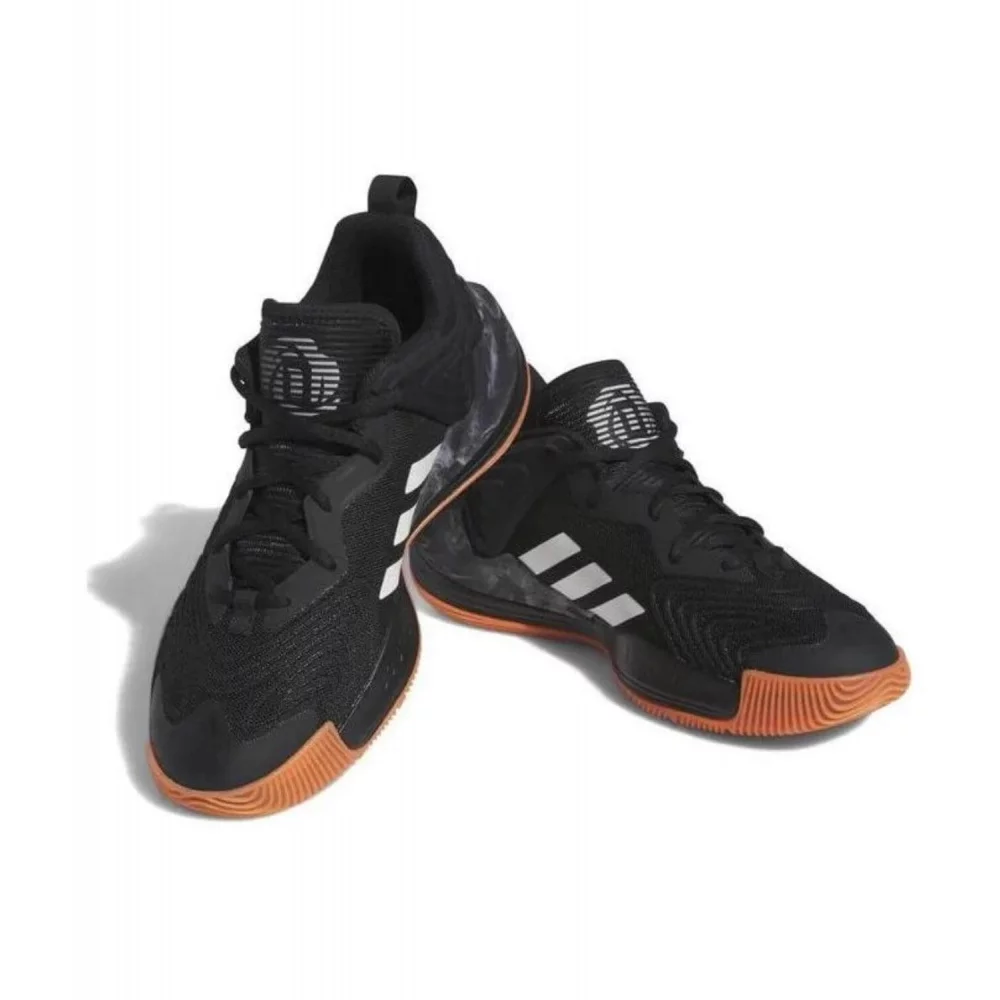 Баскетбольные кроссовки Кроссовки Adidas D ROSE SON OF CHI black/white/solar orange