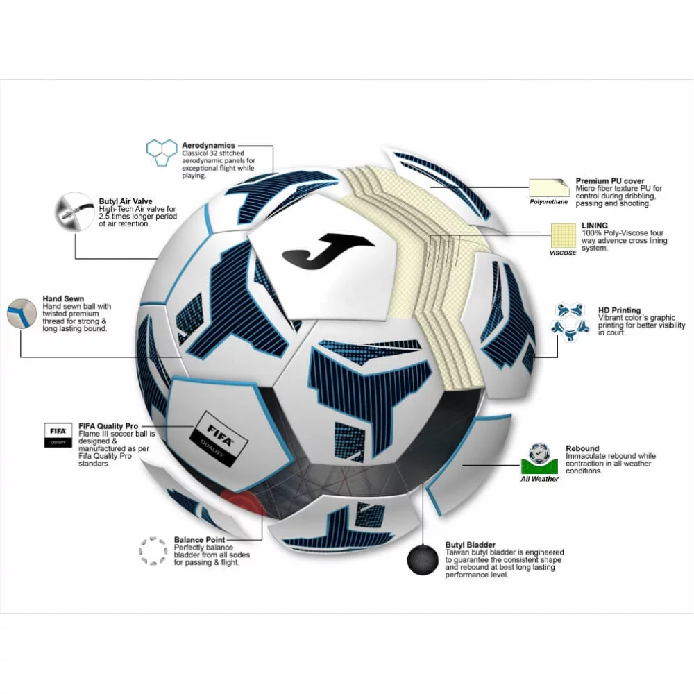 Футбольный мяч Joma ICEBERG III №5 FIFA Quality