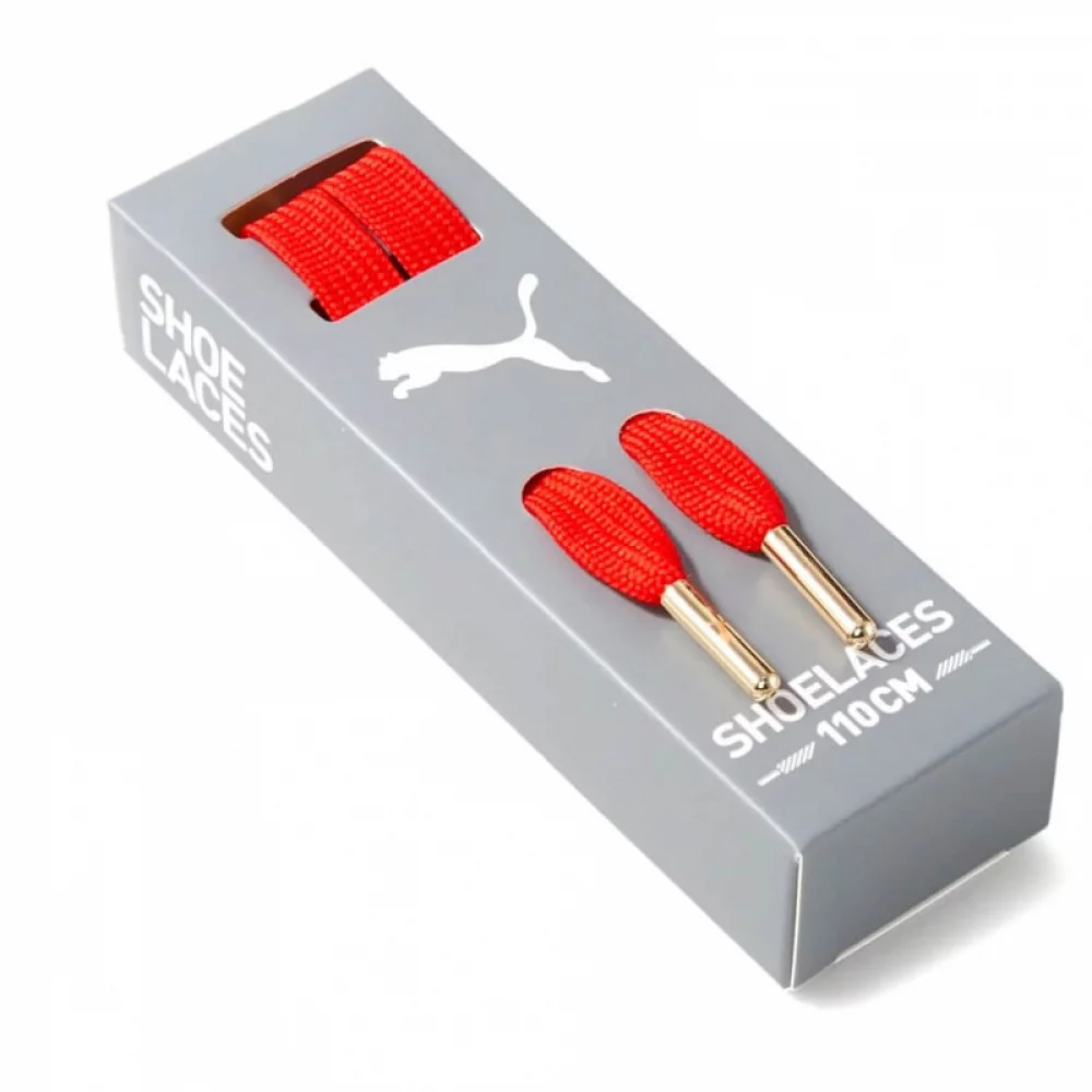 ШНУРКИ Puma LACES WITH METALLIC TIPS Red