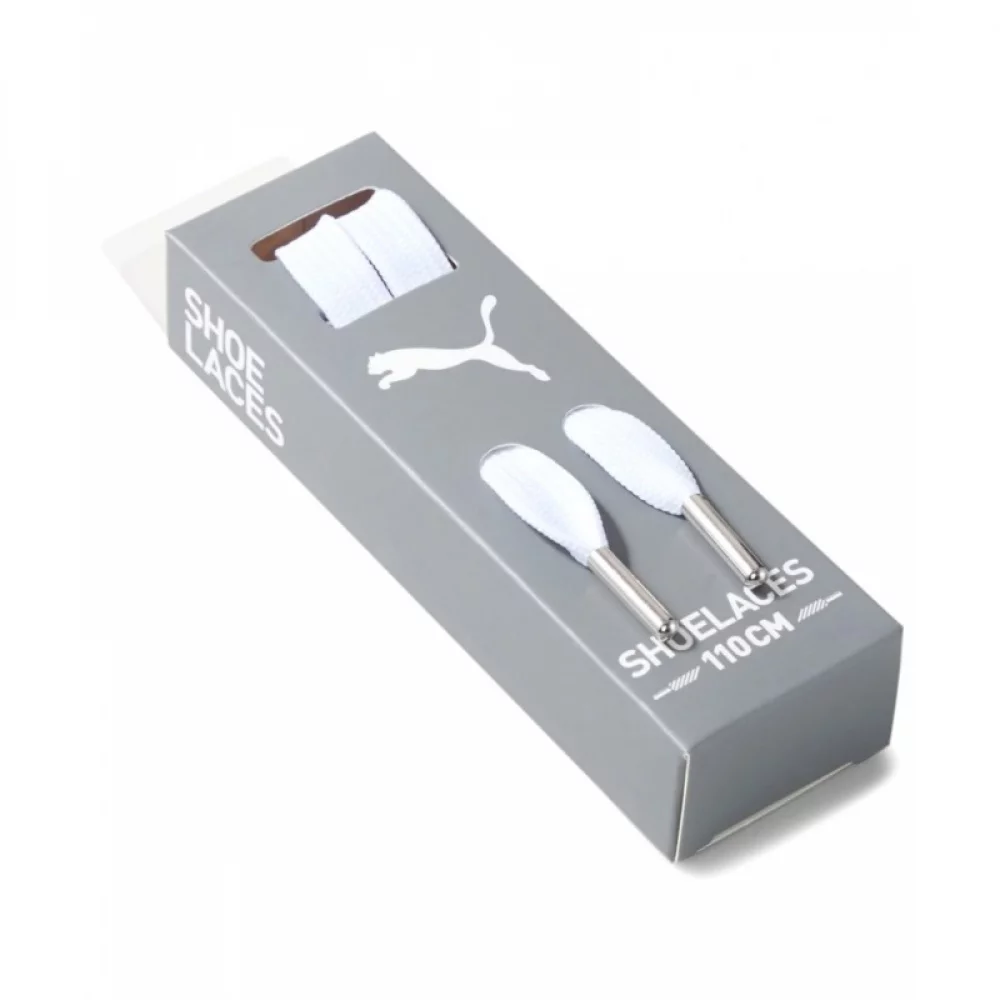 ШНУРКИ Puma LACES WITH METALLIC TIPS white