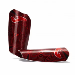 Футбольные щитки Joma Spartan red black