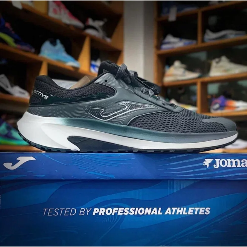 Кроссовки беговые Joma ACTIVE т.сер/бел/т.зел