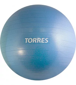 Мяч гимнастический TORRES диаметр 75см голубой